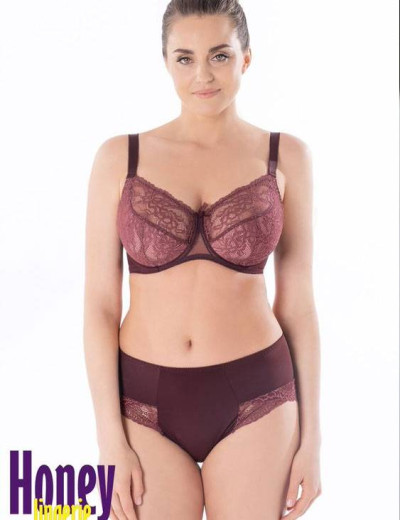 Бюстгальтер полумягкий Honey H38-17-L махагон, Цвет: махагон, Размеры: 85B, изображение 6