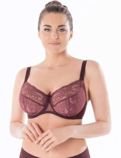 Бюстгальтер полумягкий Honey H38-17-L махагон, Цвет: махагон, Размеры: 85B, изображение 2