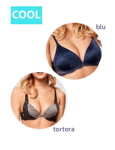 Модный комплект пуш-ап и бразилиана Infiore COOL COO052017, Цвета: tortora, Размеры: 70B, изображение 2