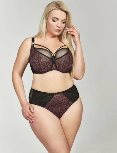 Трусы слипы высокие Kris Line NOEMI high waist, Цвет: черный, Размеры: M, изображение 3