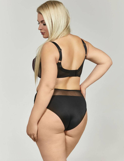 Трусы слипы высокие Kris Line NOEMI high waist, Цвет: черный, Размеры: M, изображение 2