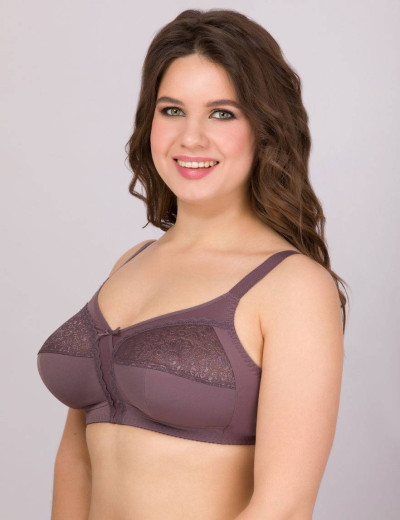 Бюстгальтер мягкий без косточек Milavitsa 104080 / 104081 / 124080 шоколадный трюф, Цвет: шоколадный трюф, Размеры: 115G, изображение 2