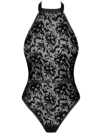 Соблазнительное боди Obsessive SOFTILY TEDDY, Цвет: черный, Размеры: S/M, изображение 3