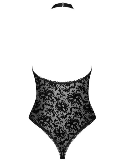 Соблазнительное боди Obsessive SOFTILY TEDDY, Цвет: черный, Размеры: S/M, изображение 4