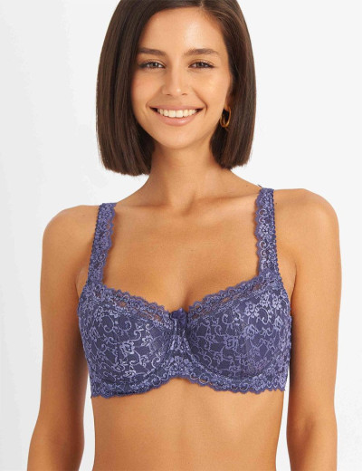 Бюстгальтер балконет Simona M 608 батик, Цвет: батик, Размеры: 85G, изображение 3