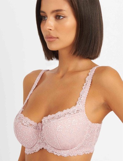 Бюстгальтер балконет Simona M 608 лотос, Цвет: лотос, Размеры: 90B, изображение 5