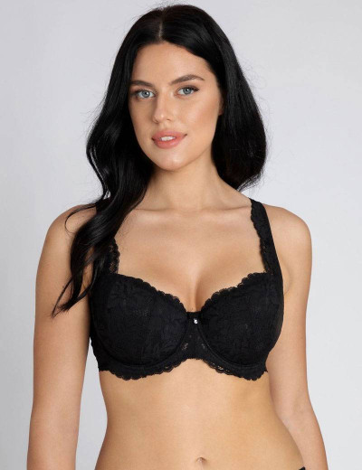 Бюстгальтер балконет тюльпан Subtille BELLA full cup черный, Цвет: черный, Размеры: 65I, изображение 3