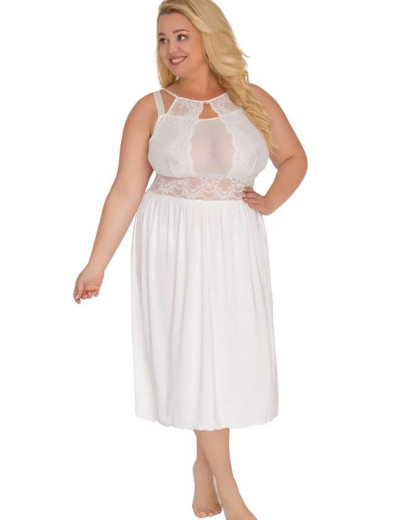 Сорочка для женщин пышных форм Akcent 572 экрю, Цвет: экрю, Размеры: 6XL, изображение 3