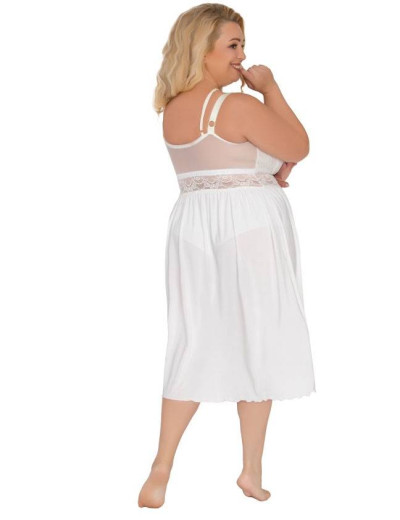 Сорочка для женщин пышных форм Akcent 572 экрю, Цвет: экрю, Размеры: 6XL, изображение 2