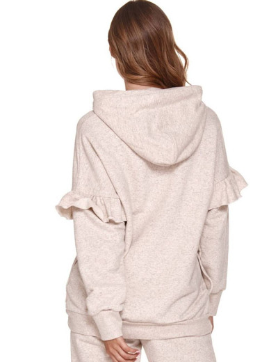 Худи с капюшоном Doctor Nap DRS.4308 SALT & PEPPER, Цвет: бежевый, Размеры: L, изображение 3