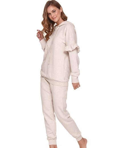 Худи с капюшоном Doctor Nap DRS.4308 SALT & PEPPER, Цвет: бежевый, Размеры: L, изображение 4