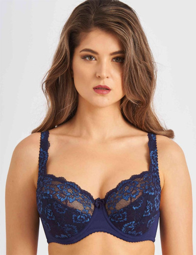 Бюстгальтер полумягкий Elli 9000 темно-синий, Цвет: темно-синий, Размеры: 85G, изображение 3