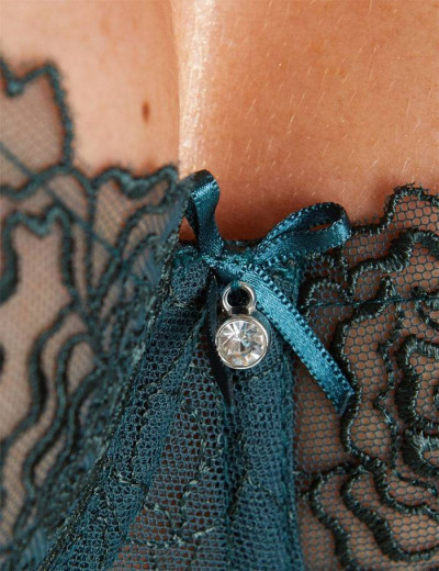 Бюстгальтер мягкий Gorteks PAMELA B2 M изумруд, Цвет: изумруд, Размеры: 75E, изображение 4