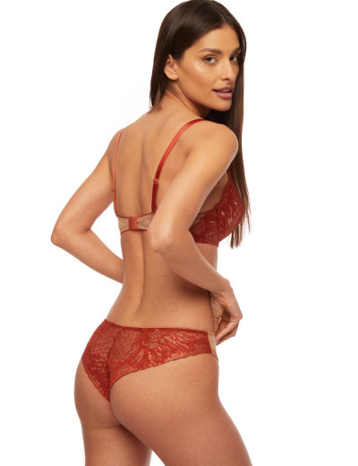 Трусы бразилиана Kinga FIREBIRD 858/3-B, Цвет: медный, Размеры: 2XL, изображение 4