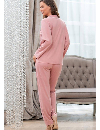 Трикотажная пижама Mia-Amore MARIA 1726 пудра, Цвет: пудра, Размеры: XS, изображение 3