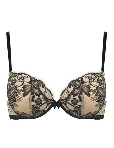 Комплект белья Mioocchi EMMA 775454 пуш-ап бразилиана nero, Цвет: nero (черный), Размеры: 70D, изображение 4