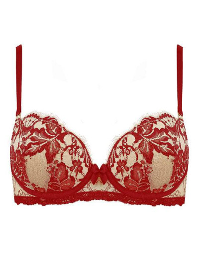 Комплект белья Mioocchi EMMA 775555 балконет слипы rosso, Цвет: rosso (красный), Размеры: 70C, изображение 4