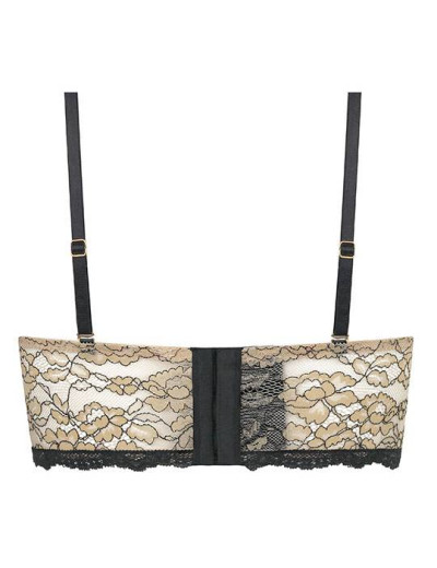 Комплект белья Mioocchi EMMA 775654 бюстье бразилиана nero, Цвет: nero (черный), Размеры: 70B, изображение 4