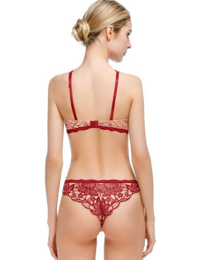 Комплект белья Mioocchi EMMA 775754 бралетт бразилиана rosso, Цвет: rosso, Размеры: 75B, изображение 2