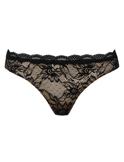 Кружевной комплект Mioocchi LEA 774343 пуш-ап и бразилиана nero/nudo, Цвет: nero/nudo, Размеры: 65C, изображение 5