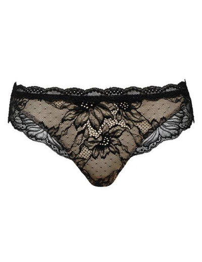 Кружевной комплект Mioocchi LEA 774444 балконет слипы nero/nudo, Цвет: nero/nudo, Размеры: 70C, изображение 5