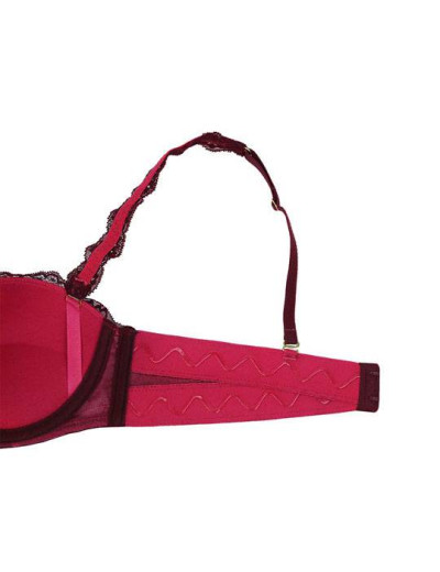 Кружевной комплект Mioocchi LEA 774543 фашия бразилиана magenta/rosa, Цвет: magenta/rosa, Размеры: 70C, изображение 5