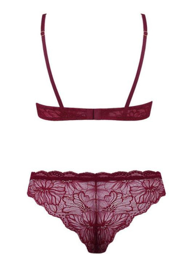 Кружевной комплект Mioocchi LEA 774643 бралетт бразилиана magenta/rosa, Цвет: magenta/rosa, Размеры: 70C, изображение 4