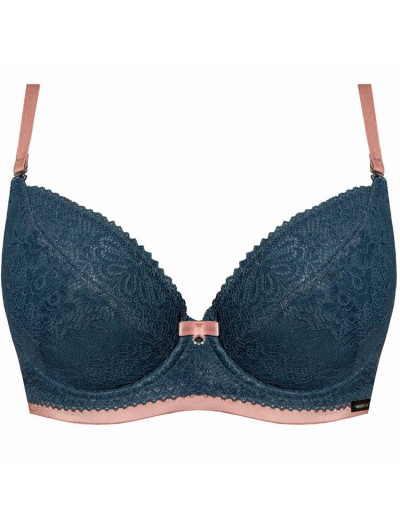 Бюстгальтер балконет пуш-ап Nipplex ZOYA P-UP, Цвет: индиго, Размеры: 70D, изображение 5