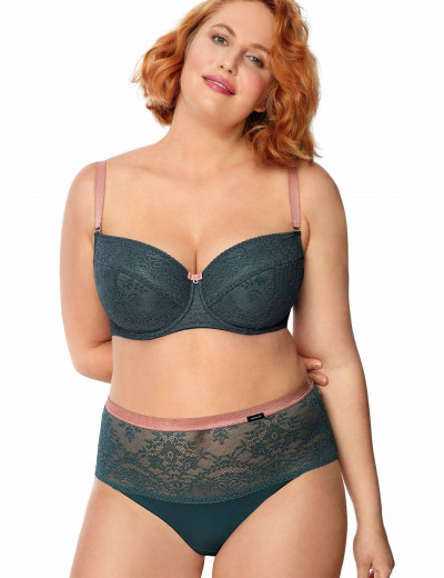 Бюстгальтер балконет Nipplex ZOYA U, Цвет: индиго, Размеры: 90C, изображение 2