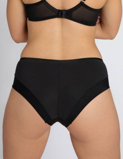 Трусы слипы Subtille TERESA briefs, Цвет: черный с бежевым, Размеры: S, изображение 2