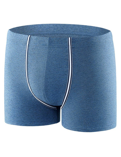 Мужские трусы боксеры UNICONF BB03 синий меланж, Цвет: синий меланж, Размеры: M, изображение 2