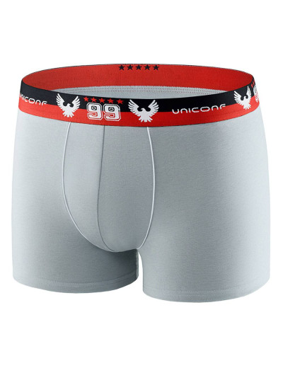 Мужские трусы боксеры UNICONF BB12 серый, Цвет: серый, Размеры: L, изображение 2