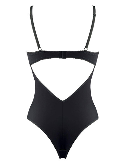 Боди с чашкой пуш-ап UNICONF BD19 черный, Цвет: черный, Размеры: 70C, изображение 5