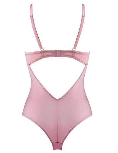 Боди с чашкой пуш-ап UNICONF BD19 пудровый, Цвет: пудровый, Размеры: 75C, изображение 4