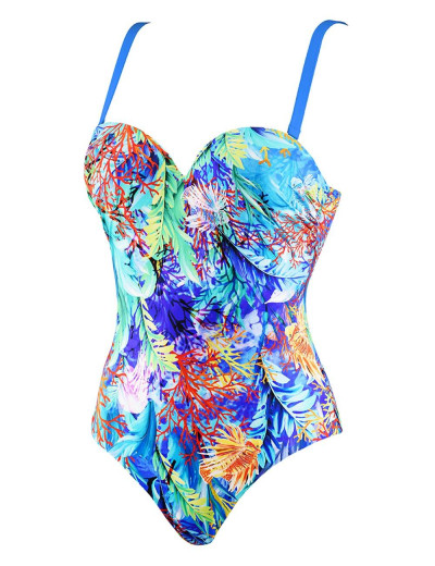 Слитный купальник UNICONF CBI103 V1 OCEAN TREASURES, Цвет: голубой, Размеры: 80C, изображение 3