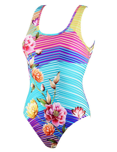 Слитный купальник UNICONF CBI39 V2 SIMPLE BEAUTY, Цвет: голубой, Размеры: L, изображение 3