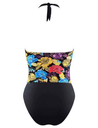 Слитный купальник халтер UNICONF CBI88 V1 TREASURES OF AFRICA, Цвет: черный, Размеры: M, изображение 4