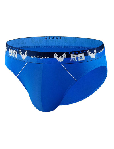 Мужские трусы слипы UNICONF PB07 голубой, Цвет: голубой, Размеры: M, изображение 2