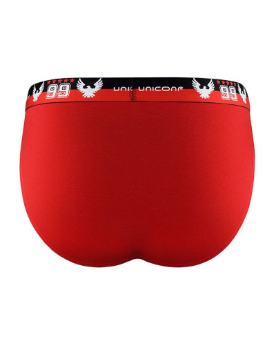 Мужские трусы слипы UNICONF PB07 красный, Цвет: красный, Размеры: L, изображение 3