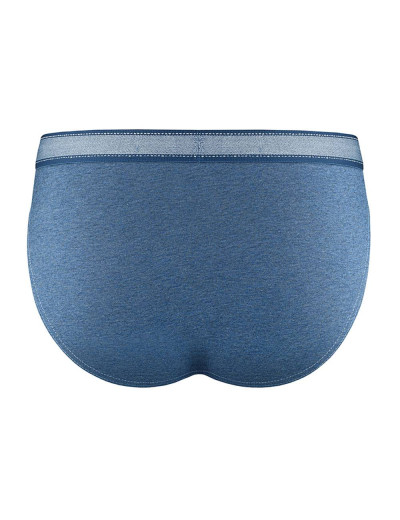 Мужские трусы слипы UNICONF PB10 синий меланж, Цвет: синий меланж, Размеры: 2XL, изображение 3