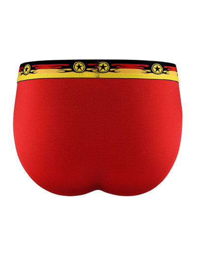 Мужские трусы слипы UNICONF PB53 красный, Цвет: красный, Размеры: L, изображение 3