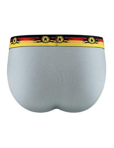 Мужские трусы слипы UNICONF PB53 серый, Цвет: серый, Размеры: 2XL, изображение 3