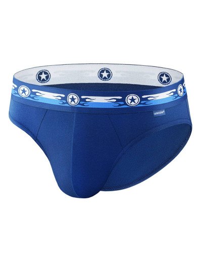 Мужские трусы слипы UNICONF PB53 темно-синий, Цвет: темно-синий, Размеры: M, изображение 2