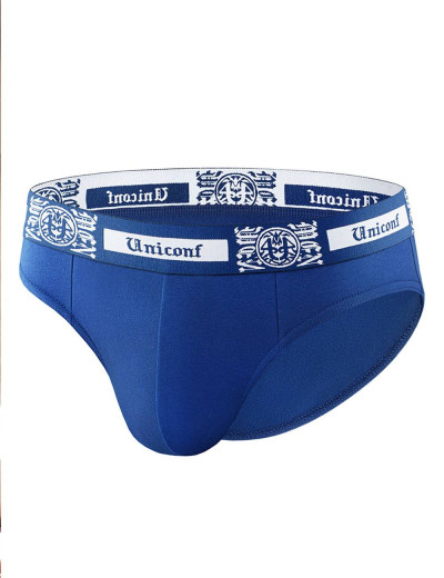 Мужские трусы слипы UNICONF PB54 темно-синий, Цвет: темно-синий, Размеры: M, изображение 2