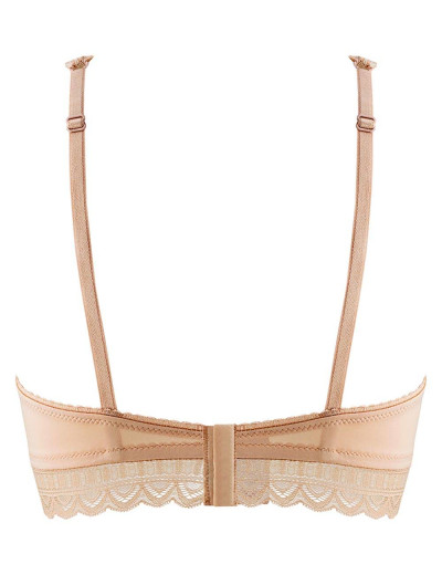 Мягкий бюстгальтер бралетт UNICONF SM29 бежевый, Цвет: бежевый, Размеры: 70B, изображение 4