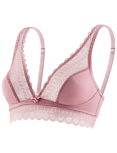 Мягкий бюстгальтер бралетт UNICONF SM29 пудровый, Цвет: пудровый, Размеры: 85B, изображение 5
