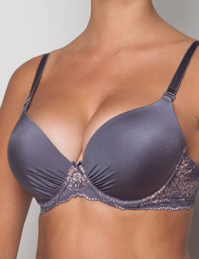 Бюстгальтер балконет с гелевым пуш-ап Albina L DIVA 1766 пурпурный ясень, Цвет: пурпурный ясень, Размеры: 70B, изображение 2