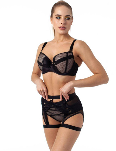 Пояс-чокер Coquette Revue MESH 66101, Цвет: черный, Размеры: XS, изображение 4