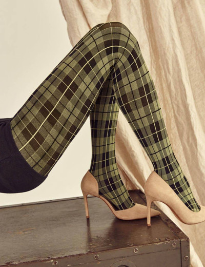 Колготки в клетку Gabriella 482 NESSA CANARINIO 60 den желтый, Цвет: желтый, Размеры: 2, изображение 2