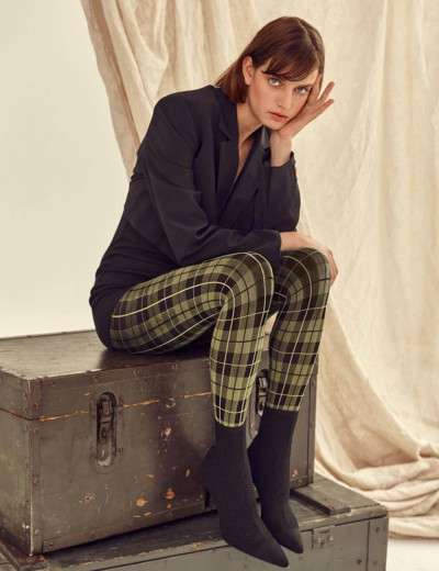 Колготки в клетку Gabriella 482 NESSA CANARINIO 60 den желтый, Цвет: желтый, Размеры: 2, изображение 3